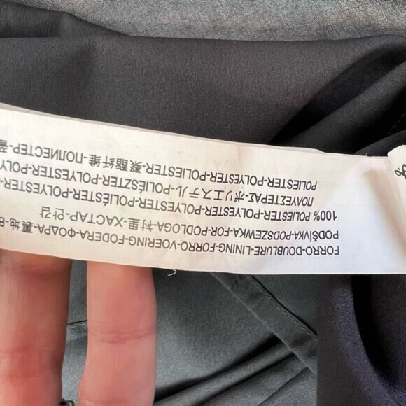 Y2K Vintage Zara Gray Grey Grunge Embellished Sparkly Cut Out Tank Dress Mini L - Picture 10 of 16